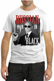 Russian Man in Black